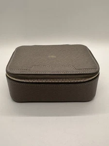 Caja de recuerdo mediana Anya Hindmarch a medida - grano Londres bronceado - personalizada - Imagen 1 de 16