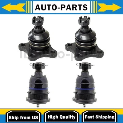 Rótulas inferiores superiores delanteras 4x para Dodge Ram 50 1990 1991 3,0 L tracción trasera Foto 1 de 4