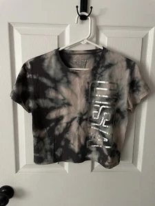 Under Armour Girls Tie Dye Cropped USA Tank Top Size M - Picture 1 of 4