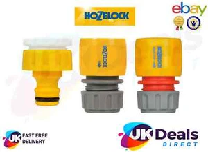 HOZELOCK QUICK CONNECT EASY TO USE OUTDOOR HOSE CONNECTOR VARIOUS TYPES & SIZES - Picture 1 of 34
