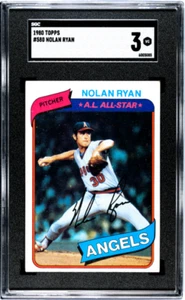 1980 Topps Nolan Ryan #580 SGC 3 - Foto 1 di 2