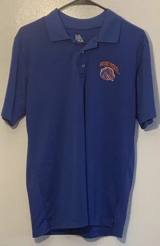 Knights Apparel Boise State Polo Men's Size M.￼ 100% Polyester. Made In Vietnam￼ Cover