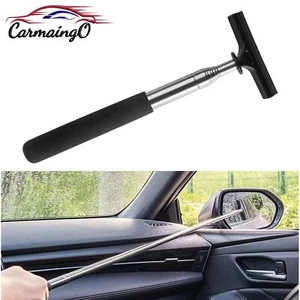 Telescopic Car Side Mirror Wiper Rearview Mirror Squeegee Water Removal Tool - Picture 1 of 9