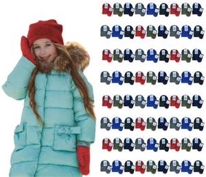 72 Pairs Yacht & Smith Wholesale Kids Beanie and Glove Kit Sets - Picture 1 of 8