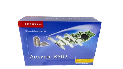 New Adaptec ASR-3085 256MB 8-Port 3Gb/S SATA SAS Raid Controller PCIE 2251600-R - Image 1 of 2