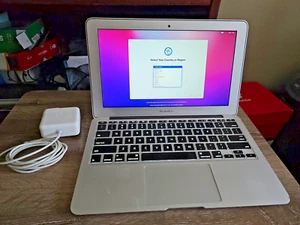 Apple MacBook Air 11-inch 1.4GHz i5 128GB SSD - A1465 Early 2014 macOS Monterey - Picture 1 of 5