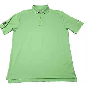Callaway Opti Dri Golfshirt Herren Medium limettengrün Dorchester Logo bestickt - Bild 1 von 11