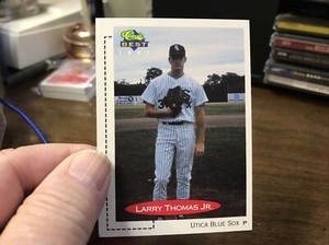 1991 Classic Best # 418 - Larry Thomas Jr. - Utica Blue Sox - P										