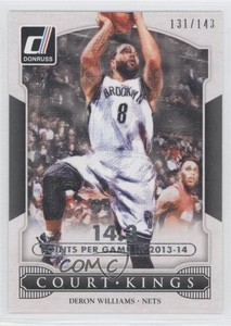 2014-15 Panini Donruss Court Kings Stat Line Season /143 Deron Williams #24