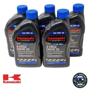 Kawasaki 99969-6298 4-Cycle 20W50 Engine Oil (1Qt.) 5 PACK - Picture 1 of 3