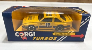 VINTAGE 1986 CORGI TURBOS OPEL MANTA 400 #12 TELECOM C102/3 - 1/43 DIECAST MIB - Picture 1 of 7