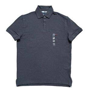 NWT Tommy Hilfiger Men's THFLEX Regular Fit Solid Short Sleeve Mesh Polo Shirt