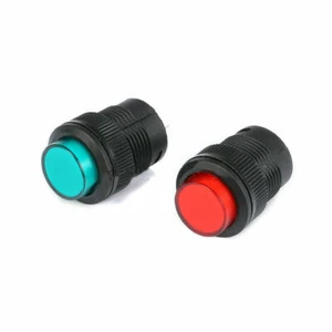 R16-503A Self-locking/Momentary Tactile Red / Green Round Push Button Switch LED - Picture 1 of 3