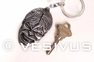 KEYCHAIN - Marvel THE HULK'S FACE - SILVER Key Accessory Jewelry Geek Superhero - Picture 1 of 1