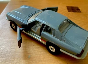 Vintage CORGI JAGUAR XJX Die Cast Metal Car/Great Britain Gray W/ Racing Stripes - Picture 1 of 7