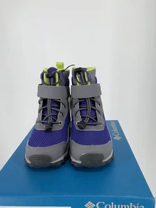 Youth Boys Big Kids Columbia Hyper-Boreal Omni-Heat Waterproof Boots Purple 9 - Picture 1 of 5