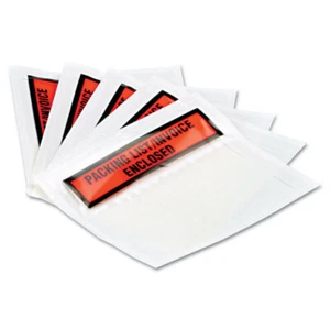 Packing List 4.5" x 5.5" Envelopes Enclosed Pouch Self Adhesive Shipping Label - Picture 1 of 1