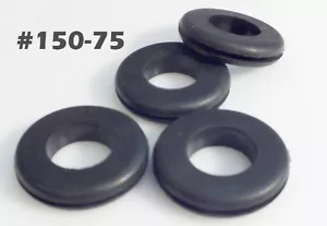 Rubber Grommets 4/pk ID: 3/4" OD 1-1/2" Fits Panel 1-1/8" Groove: 3/32" #150-75 - Picture 1 of 2