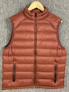 Marks And Spencer Gilet M&S Mens Red Brick Feather And Down 700 STORMWARE Large - Picture 1 of 17