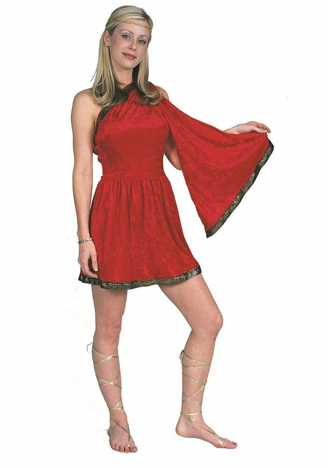 Roman Red Ladies Toga Medium Teen Women's Costume - Image 1 of 1