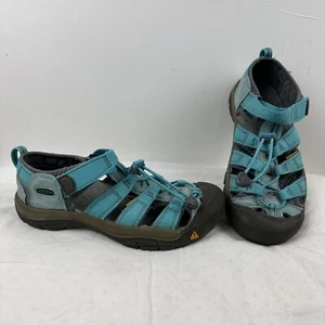 Keen Seacamp CNX Sandal Teal Fisherman Hiking Water Shoe Youth 5 EU 38 W 7.5 - Picture 1 of 11