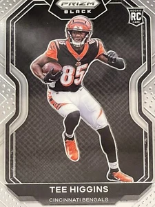 2020 Panini Chronicles Prizm Black: Tee Higgins RC (#PB-10) Silver Prizm - Picture 1 of 3