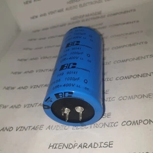 NEW VISHAY BC 159 1000uF 400V 105C HIEND LOW ESR TUBE AMP CAP FOR AUDIO! 1PC! - Imagen 1 de 6