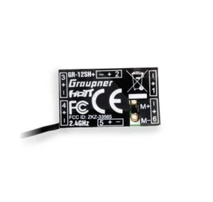 Graupner 33565 GR-12SH+ HoTT - 2.4 GHz Empfänger 6 Kanäle +2 Kanäle @ SUMD - Bild 1 von 1