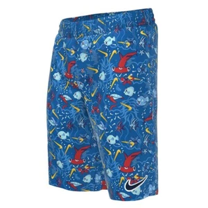 Brand new boy's Nike L large blue volley shorts swim trunks fish hammerhead - Picture 1 of 3