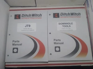 DITCH WITCH JT9 UND DOWNHOLE TOOLS TEILE HANDBÜCHER - Bild 1 von 8