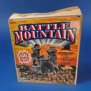 Vintage Tim Mee Toy 5740 Army Battle Mountain Playset In Original Box 1980s USA - Picture 1 of 11