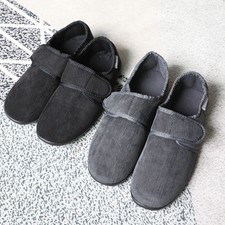 mens slippers size 13 extra wide