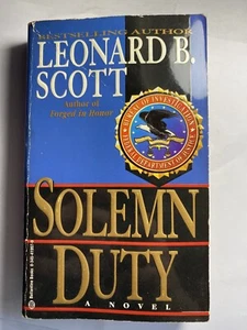 Leonard b. Scott Solemn Duty Paperback 1997 First Edition First Printing - Picture 1 of 7