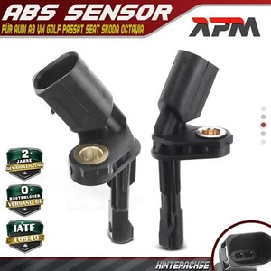 2x ABS Sensor Hinten Links Rechts für für VW Golf V VI Passat Audi A3 A1 Q3 TT - Bild 1 von 10