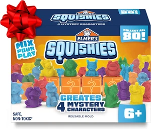 Squishies Kids’ DIY Activity Kit, 24 Piece Kit for Ages 6 and Up - Picture 1 of 3