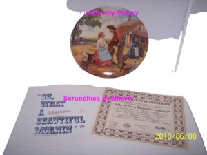 Hermoso plato de la mañana Bradford Exchange de colección para coleccionistas de platos de Oklahoma - Imagen 1 de 4