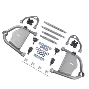 4x Tubular Control Arms Centered & Narrowed for Chevrolet C10 Truck 1963-1970 - Picture 1 of 12