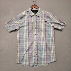 Wrangler ATG Herren Regular Fit belüftetes kurzärmliges geknöpftes Hemd Größe Medium - Bild 1 von 7