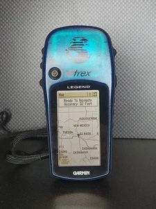 Garmin eTrex Legend Blue Personal Navigator Handheld GPS Camping Hiking Works - Picture 1 of 6