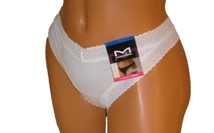 Mutandine Lingerie Maidenform V Back Perizoma Bianco Tg 8 XL - Foto 1 di 7