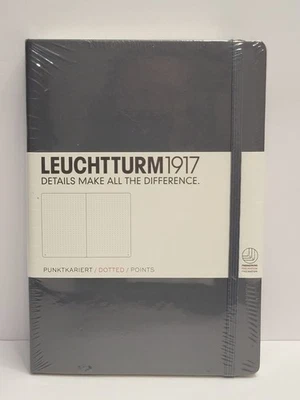 Leuchtturm1917 Medium Size Hardcover Notebook Dotted Perforated 251 Pages Gray - Image 1 of 4
