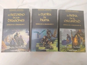 CRÓNICAS DE LA DRAGONLANCE COMPLETA, TRILOGIA PLANETA TAPA DURA CRONICAS - Imagen 1 de 3