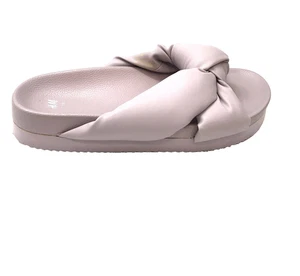 H&M Women's Wedge Knotted Sandals Plum Size 38 ($) - Picture 1 of 6