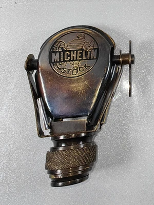 Vintage Brass Monocular Nautical Spyglass Michelin Man Commemorating 50 years - Image 1 of 4
