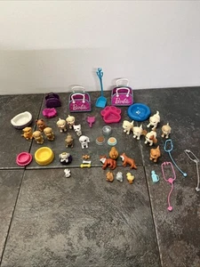 Barbie Puppe Haustiere Konvolut Hunde Tiere/ Zubehör Konvolut Rettungen Tierarzt Figuren - Bild 1 von 9