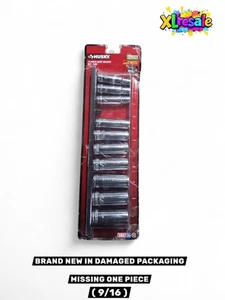 Husky 1/2 in. Drive Deep SAE Socket Set (11-Piece) NEW in Damaged Box - Free shi - Bild 1 von 8