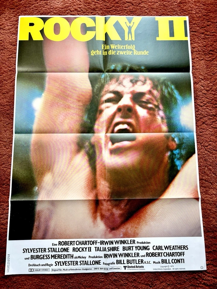 Rocky 2 - Kinoplakat Poster A1, Erstaufführung, Sylvester Stallone, Burt Young - Bild 1 von 1