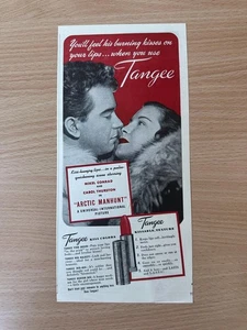 Vintage 1940s Tangee Lipstick Print advertisement - Picture 1 of 6