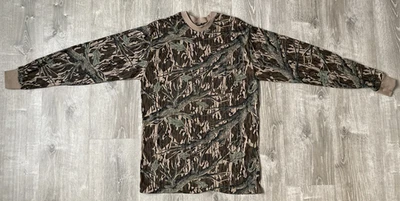 Camisa De Colección Roble Mossy Original Camuflada Manga Larga Bolsillo Para Hombre XL Puntada Única EE. UU. Foto 1 de 4
