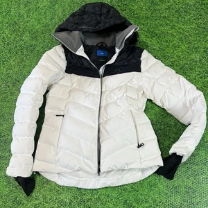 J.Lindeberg Women Down Jacket RUSSEL White And Camo Size Medium - Picture 1 of 9